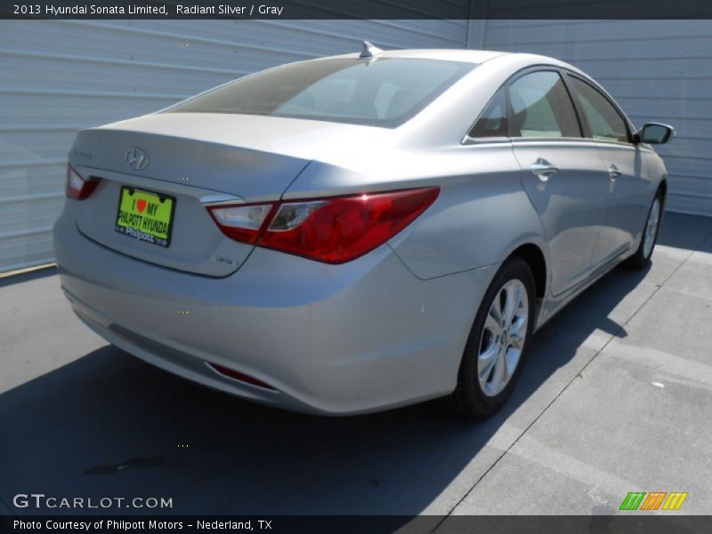 Radiant Silver / Gray 2013 Hyundai Sonata Limited