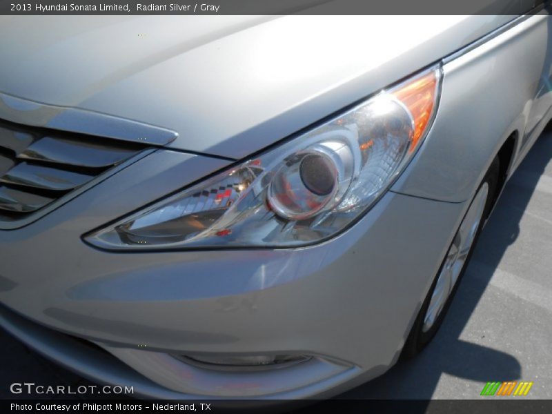 Radiant Silver / Gray 2013 Hyundai Sonata Limited
