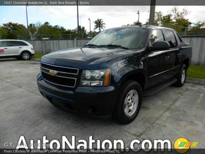 Dark Blue Metallic / Ebony 2007 Chevrolet Avalanche LS