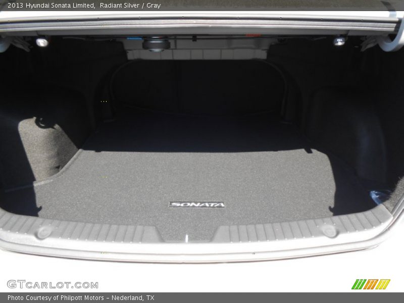 Radiant Silver / Gray 2013 Hyundai Sonata Limited