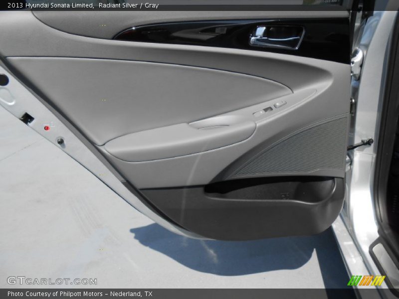 Radiant Silver / Gray 2013 Hyundai Sonata Limited