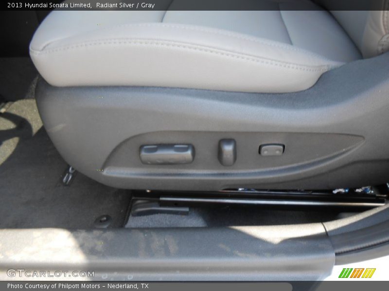Radiant Silver / Gray 2013 Hyundai Sonata Limited