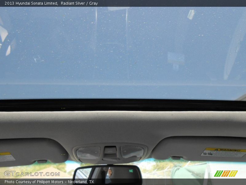 Radiant Silver / Gray 2013 Hyundai Sonata Limited