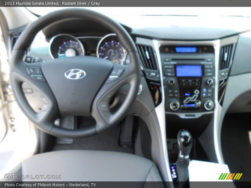 Radiant Silver / Gray 2013 Hyundai Sonata Limited