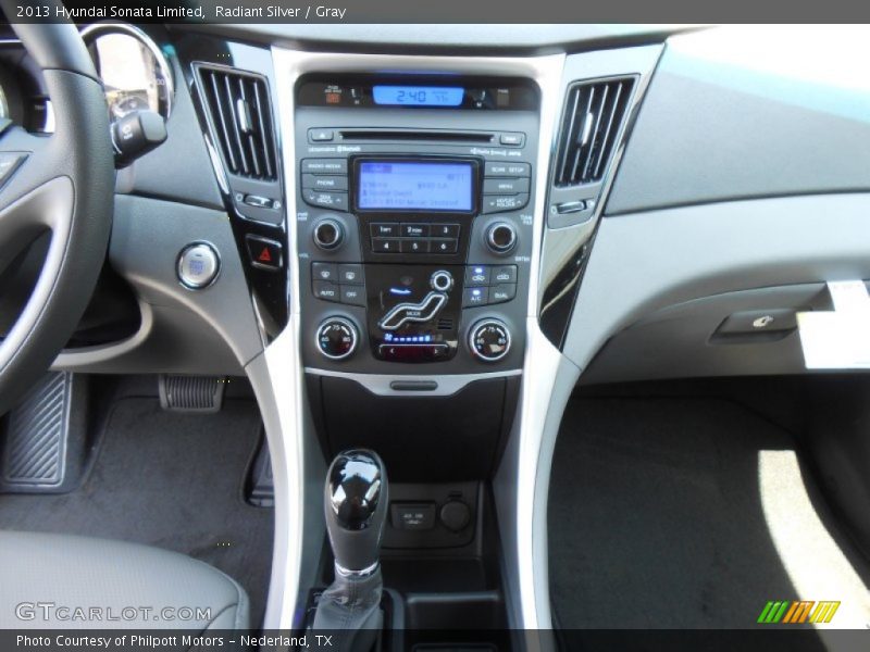 Radiant Silver / Gray 2013 Hyundai Sonata Limited