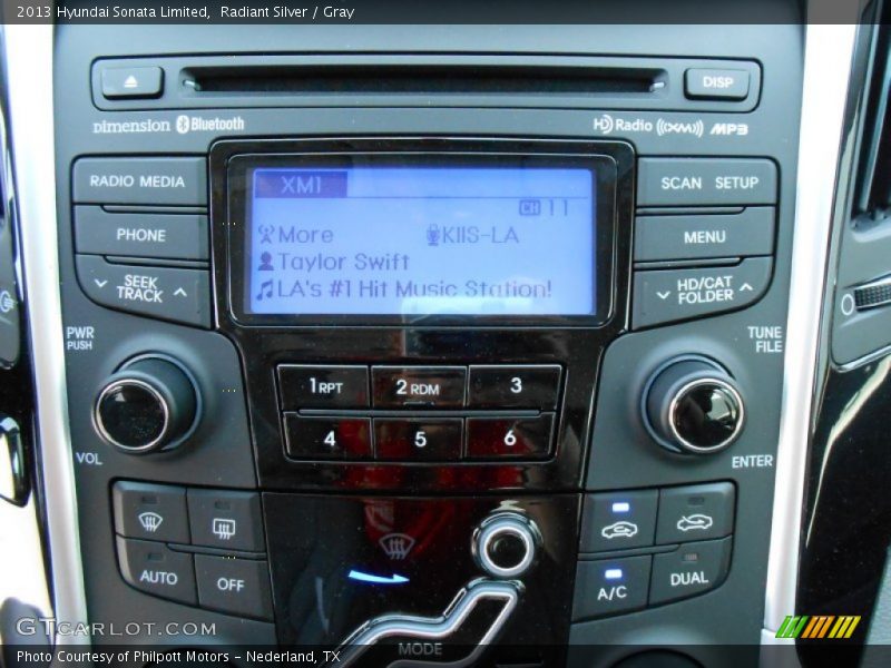 Radiant Silver / Gray 2013 Hyundai Sonata Limited