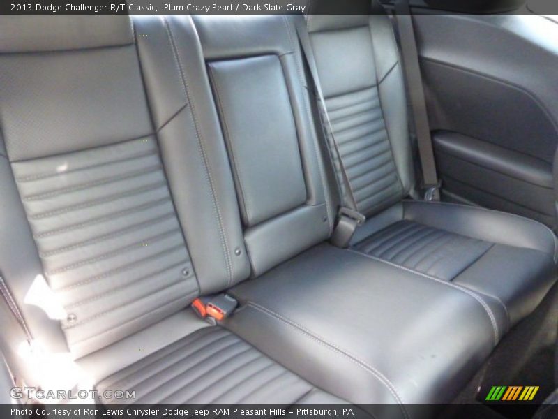 Rear Seat of 2013 Challenger R/T Classic