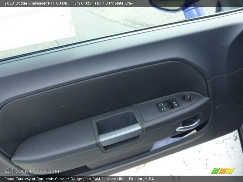 Plum Crazy Pearl / Dark Slate Gray 2013 Dodge Challenger R/T Classic