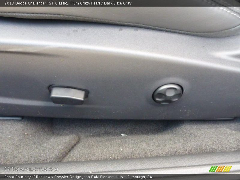 Plum Crazy Pearl / Dark Slate Gray 2013 Dodge Challenger R/T Classic