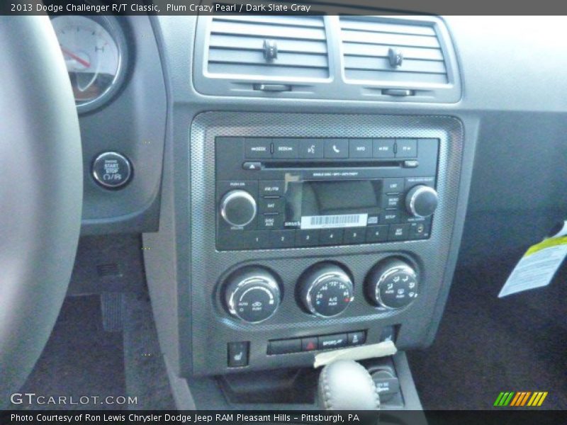Controls of 2013 Challenger R/T Classic