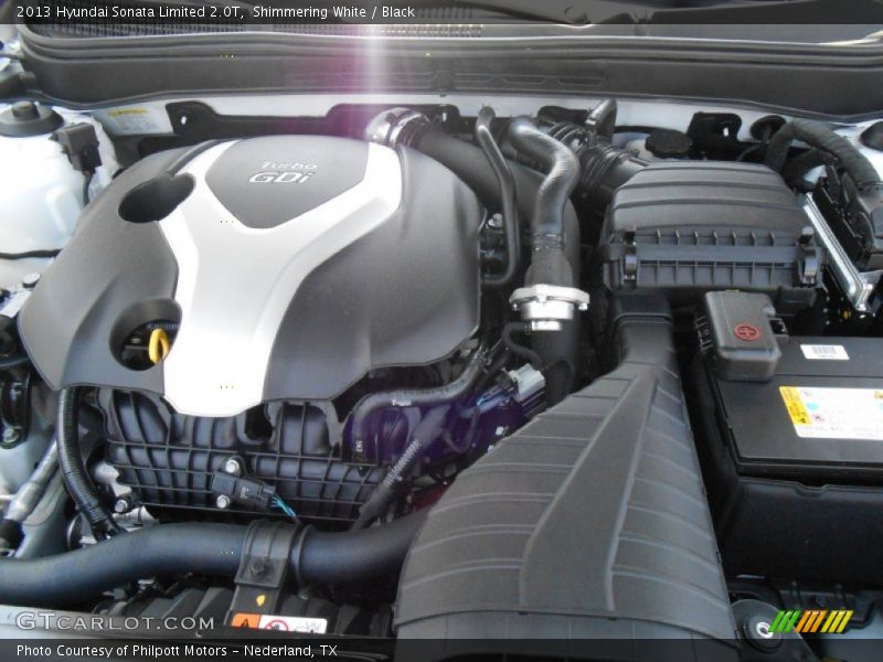 Shimmering White / Black 2013 Hyundai Sonata Limited 2.0T