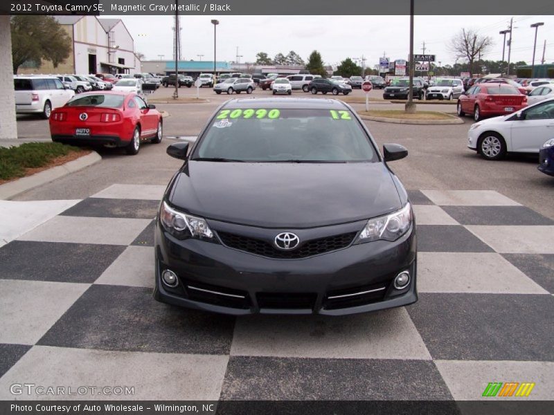 Magnetic Gray Metallic / Black 2012 Toyota Camry SE