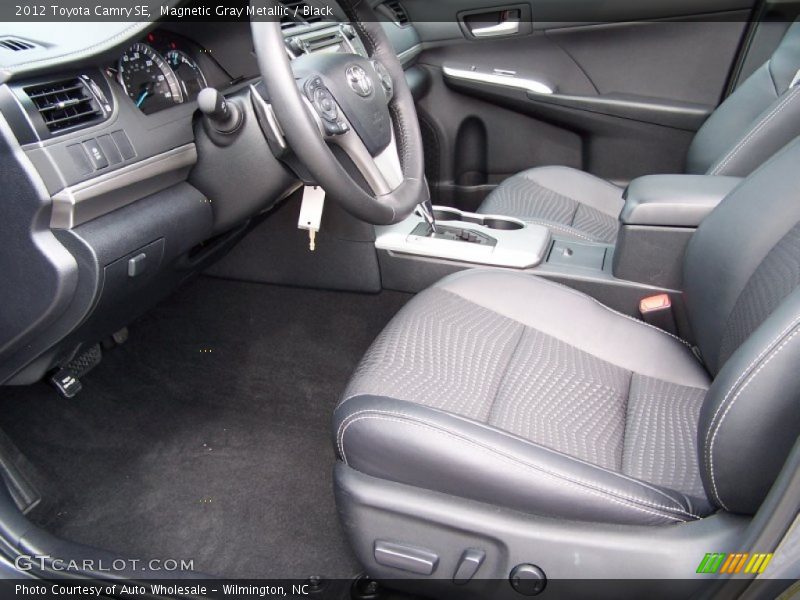Magnetic Gray Metallic / Black 2012 Toyota Camry SE