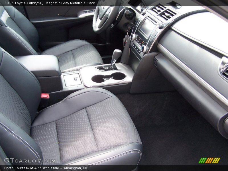 Magnetic Gray Metallic / Black 2012 Toyota Camry SE