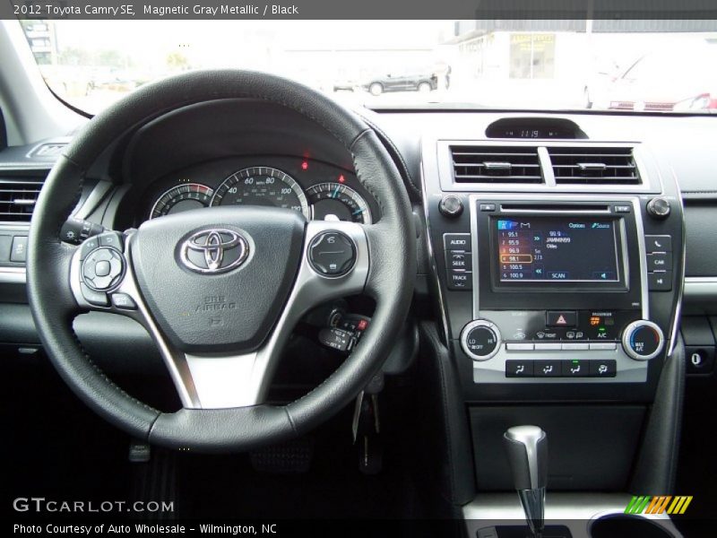 Magnetic Gray Metallic / Black 2012 Toyota Camry SE