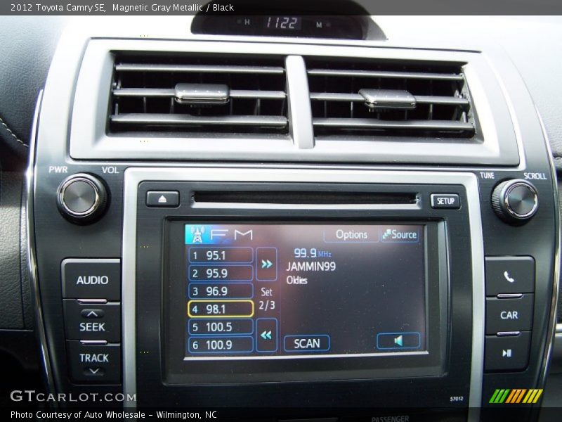 Magnetic Gray Metallic / Black 2012 Toyota Camry SE
