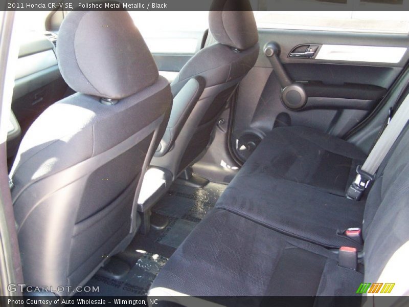 Polished Metal Metallic / Black 2011 Honda CR-V SE