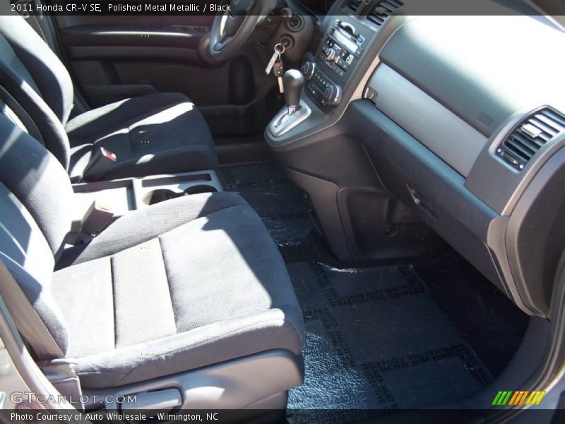 Polished Metal Metallic / Black 2011 Honda CR-V SE