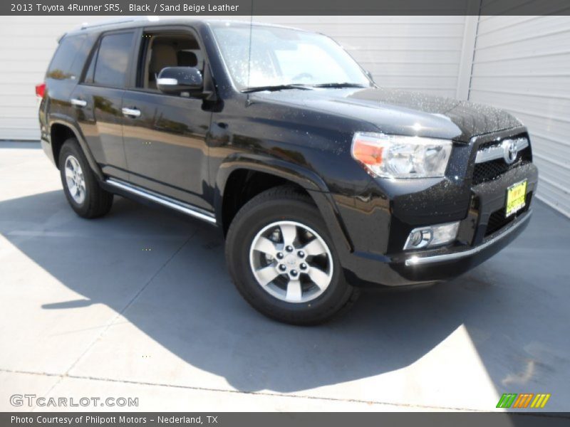 Black / Sand Beige Leather 2013 Toyota 4Runner SR5