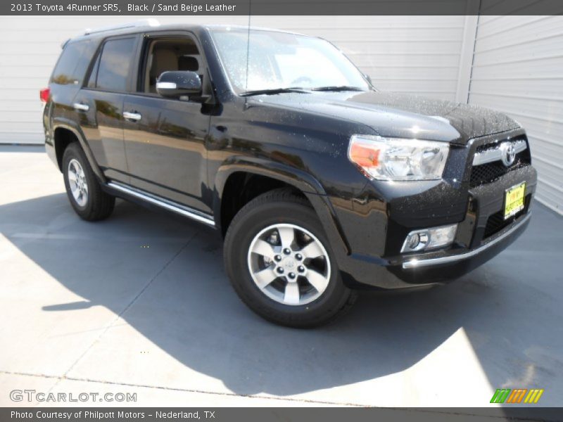 Black / Sand Beige Leather 2013 Toyota 4Runner SR5