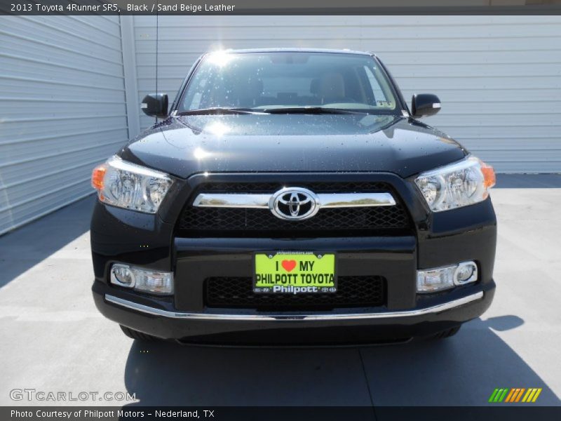 Black / Sand Beige Leather 2013 Toyota 4Runner SR5