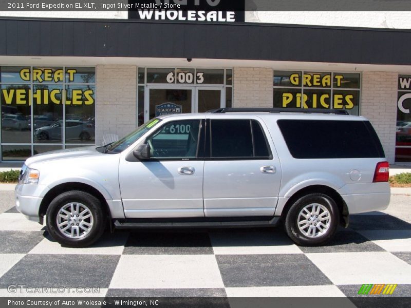 Ingot Silver Metallic / Stone 2011 Ford Expedition EL XLT