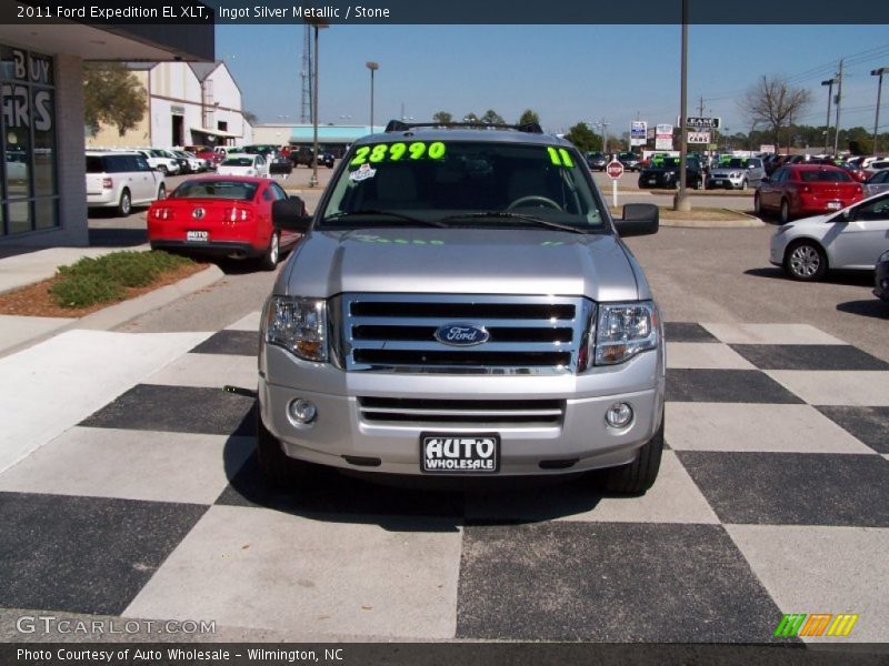 Ingot Silver Metallic / Stone 2011 Ford Expedition EL XLT