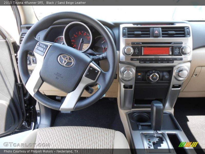 Black / Sand Beige Leather 2013 Toyota 4Runner SR5