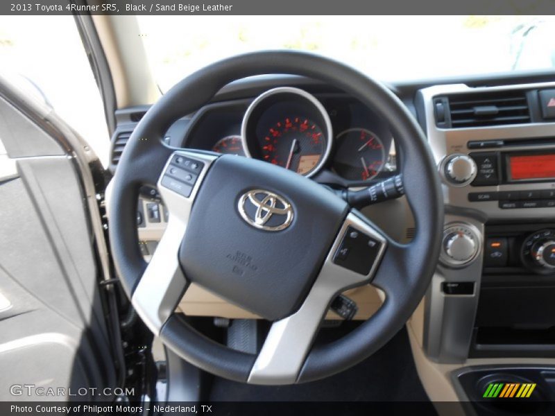 Black / Sand Beige Leather 2013 Toyota 4Runner SR5