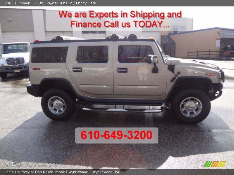 Pewter Metallic / Ebony Black 2005 Hummer H2 SUV