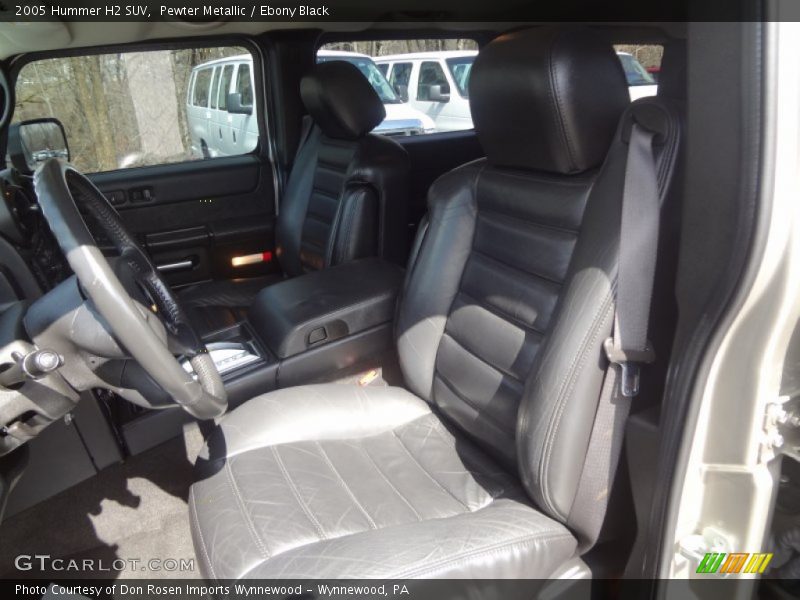  2005 H2 SUV Ebony Black Interior