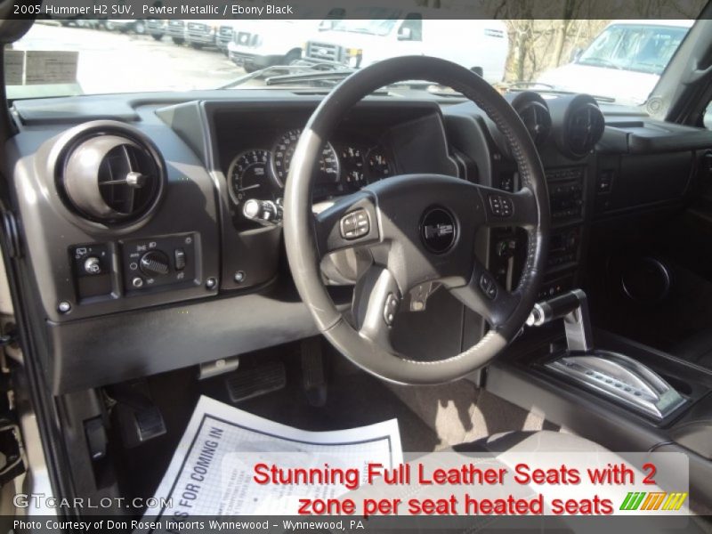 Pewter Metallic / Ebony Black 2005 Hummer H2 SUV