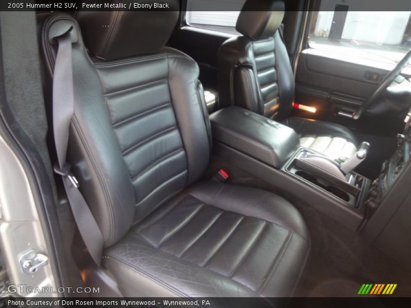  2005 H2 SUV Ebony Black Interior