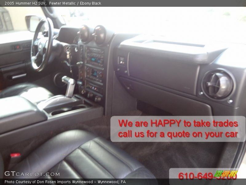 Pewter Metallic / Ebony Black 2005 Hummer H2 SUV