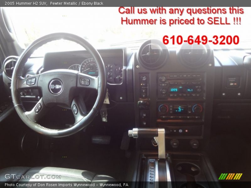 Pewter Metallic / Ebony Black 2005 Hummer H2 SUV