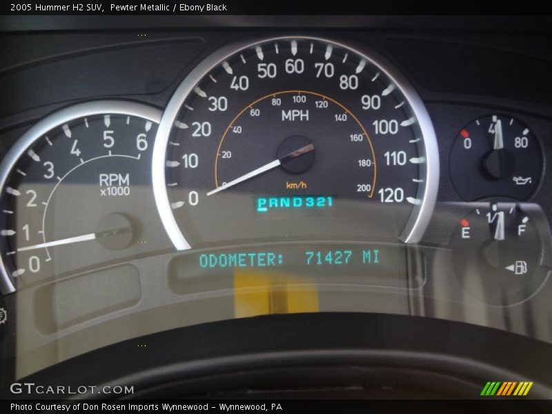  2005 H2 SUV SUV Gauges