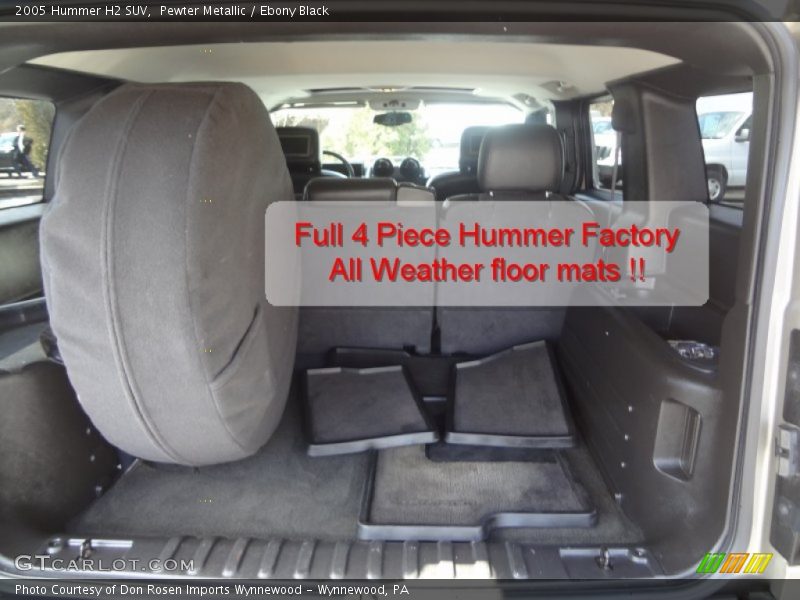 Pewter Metallic / Ebony Black 2005 Hummer H2 SUV