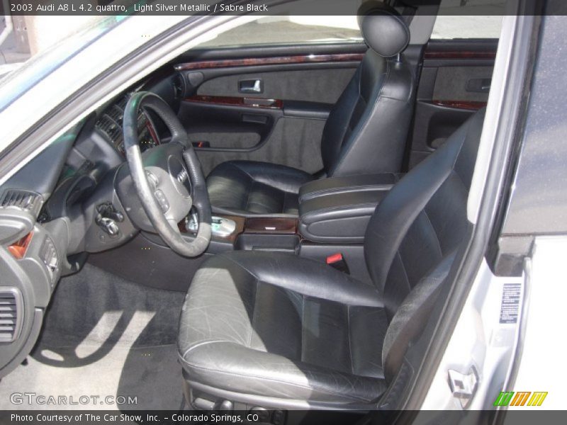  2003 A8 L 4.2 quattro Sabre Black Interior