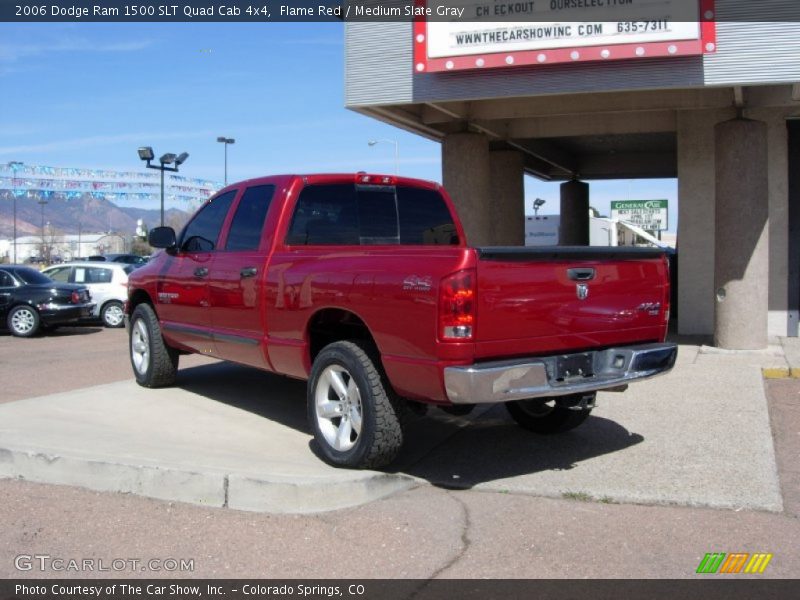 Flame Red / Medium Slate Gray 2006 Dodge Ram 1500 SLT Quad Cab 4x4