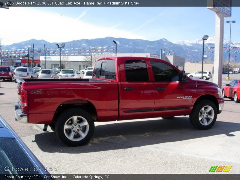 Flame Red / Medium Slate Gray 2006 Dodge Ram 1500 SLT Quad Cab 4x4