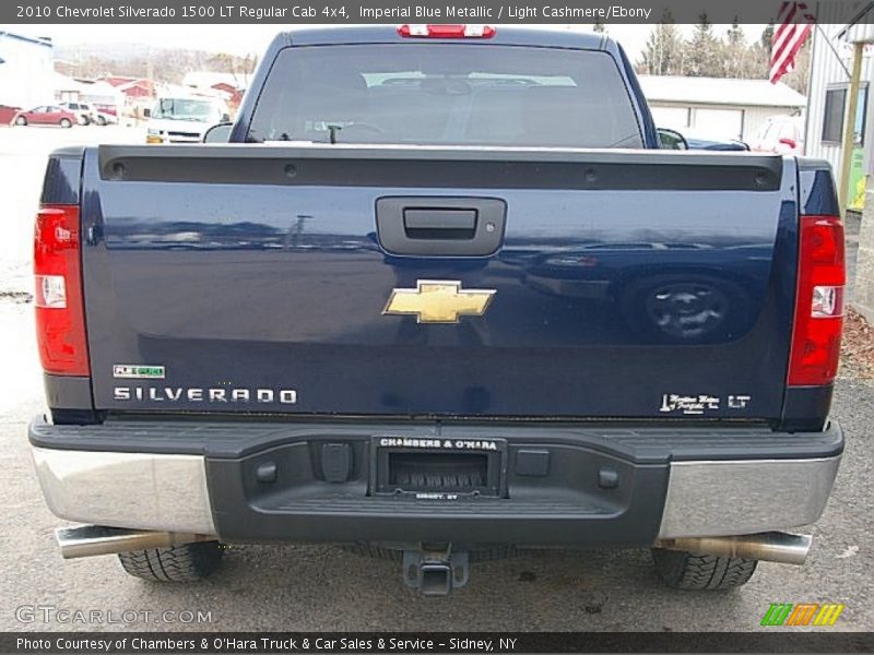 Imperial Blue Metallic / Light Cashmere/Ebony 2010 Chevrolet Silverado 1500 LT Regular Cab 4x4