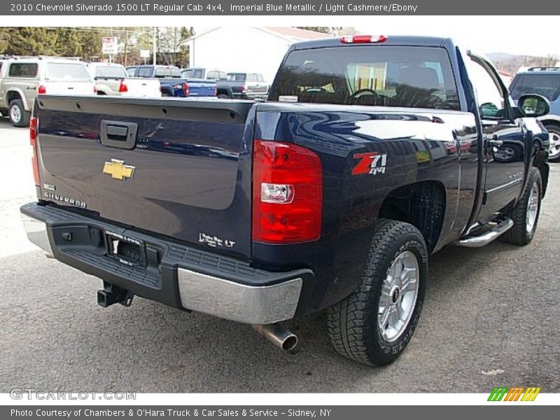 Imperial Blue Metallic / Light Cashmere/Ebony 2010 Chevrolet Silverado 1500 LT Regular Cab 4x4