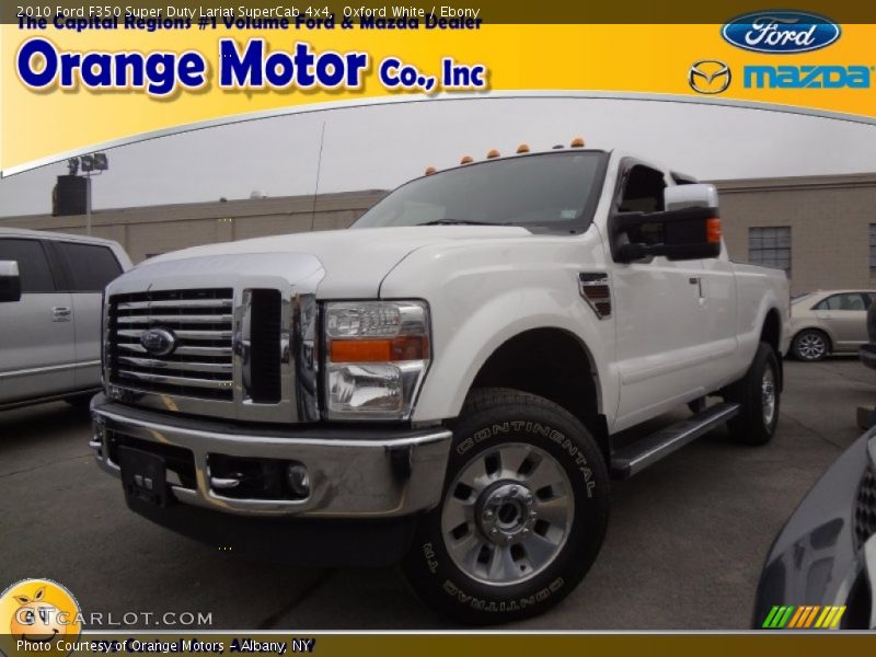 Oxford White / Ebony 2010 Ford F350 Super Duty Lariat SuperCab 4x4