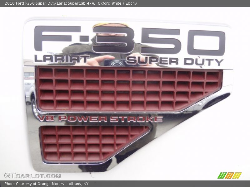 Oxford White / Ebony 2010 Ford F350 Super Duty Lariat SuperCab 4x4