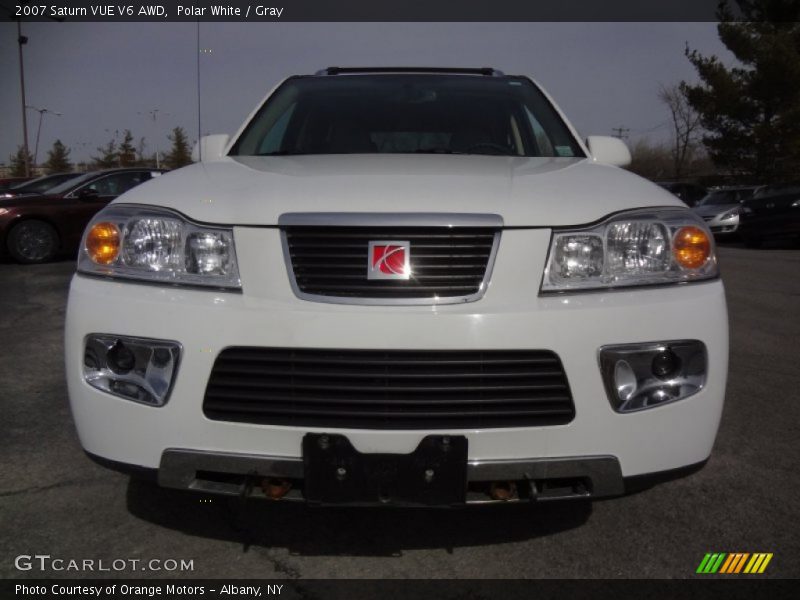 Polar White / Gray 2007 Saturn VUE V6 AWD