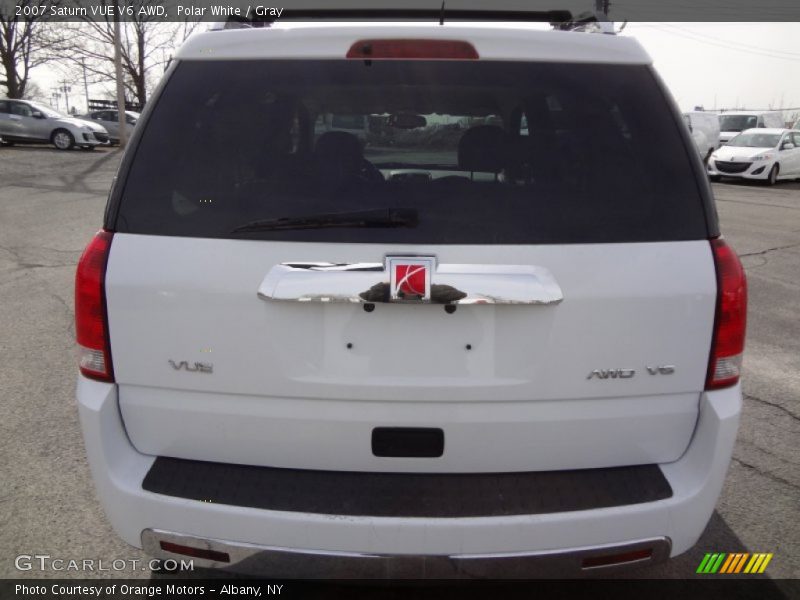 Polar White / Gray 2007 Saturn VUE V6 AWD