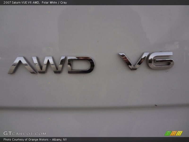 Polar White / Gray 2007 Saturn VUE V6 AWD
