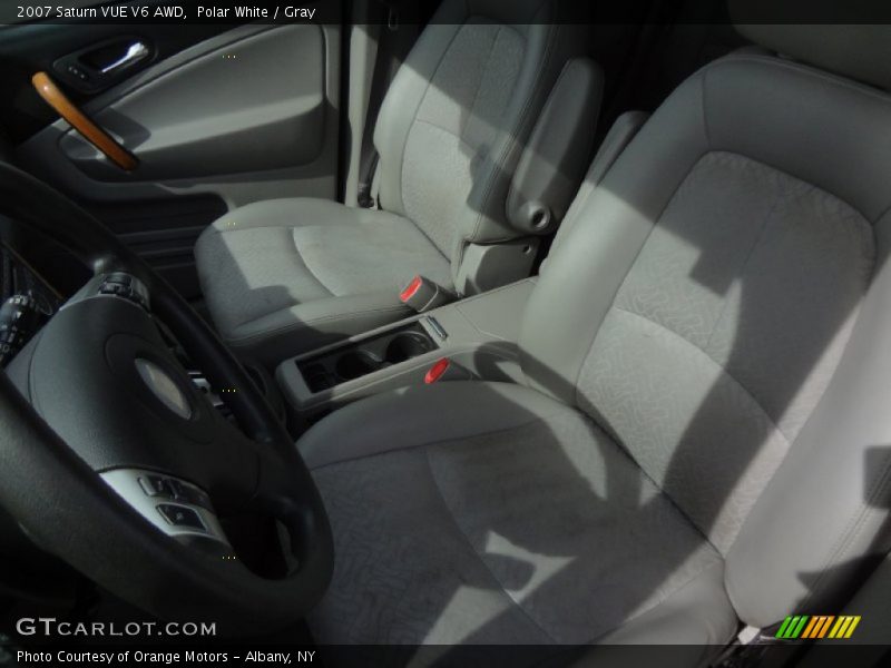 Polar White / Gray 2007 Saturn VUE V6 AWD