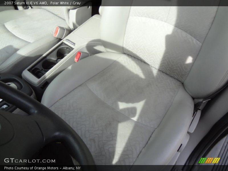 Polar White / Gray 2007 Saturn VUE V6 AWD