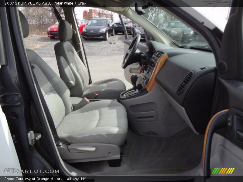Polar White / Gray 2007 Saturn VUE V6 AWD